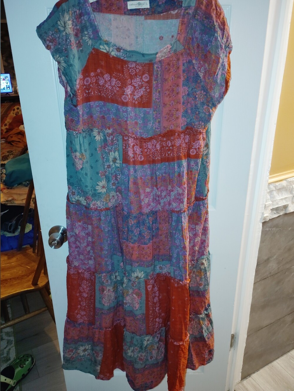 Natural Life Berkeley Maxi Dress Lightweight Size Large VGUC